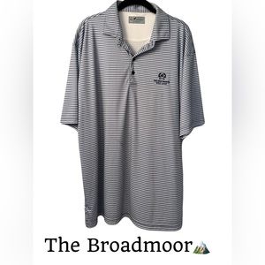 Ⓜ️🏌🏻‍♂️⛳️HL Sport‎ Lux Golf Polo- EUC - The Broadmoor Course Men's XXL⛳️HL Sport